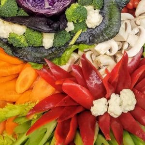 Vegetables Tray & Hummus