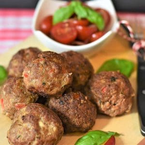 Homemade Meatballs & Sauce